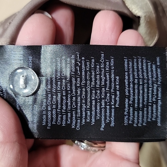 VERO MODA Size M Beige-y Taupe High Rise Faux Leather Pants, Exc. Used Cond - Picture 15 of 15